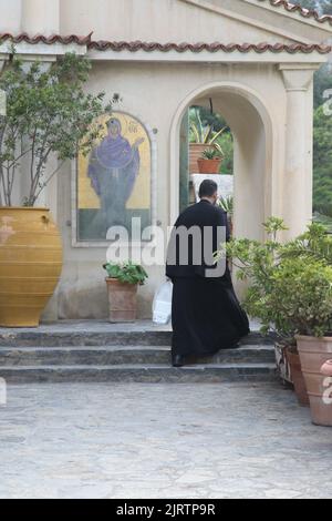 20 août 2022, Creete, Agios Georgios Selinari, Grèce: Monastère de San Giorgio Selinari, Crète, GV. (Image de crédit : © Salvatore Esposito/Pacific Press via ZUMA Press Wire) Banque D'Images