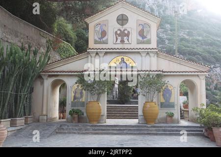 20 août 2022, Creete, Agios Georgios Selinari, Grèce: Monastère de San Giorgio Selinari, Crète, GV. (Image de crédit : © Salvatore Esposito/Pacific Press via ZUMA Press Wire) Banque D'Images