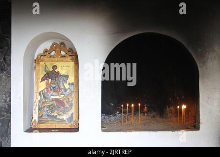 Creete, Agios Georgios Selinari, Grèce. 20th août 2022. Monastère de San Giorgio Selinari, Crète, GV. (Image de crédit : © Salvatore Esposito/Pacific Press via ZUMA Press Wire) Banque D'Images