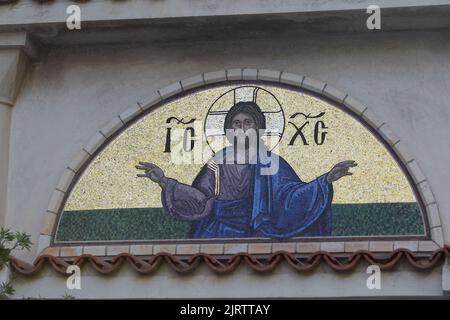 Creete, Agios Georgios Selinari, Grèce. 20th août 2022. Monastère de San Giorgio Selinari, Crète, GV. (Image de crédit : © Salvatore Esposito/Pacific Press via ZUMA Press Wire) Banque D'Images