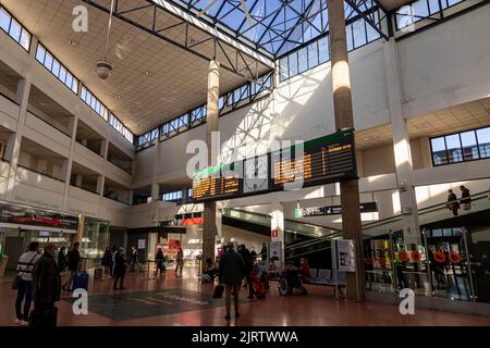 Ciudad Real, Espagne. L'Estacion de Ciudad Real (gare de Ciudad Real), gare principale de la ville, située sur la ligne DE train à grande vitesse AVE Banque D'Images