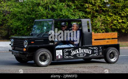 1979 Austin Mini Moke petit pick-up tout-terrain basé sur le Mini. Banque D'Images