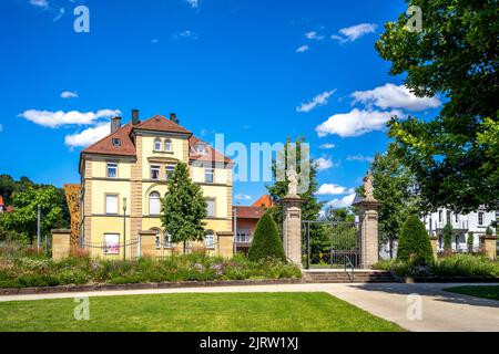 Jardin de la ville de Schwaebisch Gmuend, Bade-Wurtemberg, Allemagne Banque D'Images