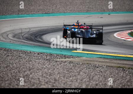 Barcelone, Espagne. 26th août 2022. 28 CHATIN Paul-Loup (fra), LAFARGUE Paul (fra), PILET Patrick (fra), IDEC Sport, Oreca 07 - Gibson, action pendant les 4 heures de Barcelone 2022, 4th ronde de la série européenne le Mans 2022 sur le circuit de Barcelone-Catalunya de 26 août à 28, à Barcelone, Espagne - photo : Xavi Bonilla/DPPI/LiveMedia crédit: Agence de photo indépendante/Alamy Live News Banque D'Images