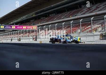 Barcelone, Espagne. 26th août 2022. 15 VATALANO Valentino (ger), FELBERMAYR Jr Horst (aut), McCusker Austin (etats-unis), RLR Msport, Ligier JS P320 - Nissan, action pendant les 4 heures de Barcelone 2022, 4th tour de la série européenne du Mans 2022 sur le circuit de Barcelone-Catalunya de 26 août à 28, à Barcelone, Espagne - photo : Xavi Bonilla/DPPI/LiveMedia crédit: Agence de photo indépendante/Alamy Live News Banque D'Images