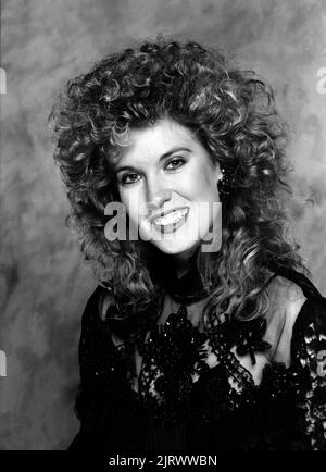 Portraits de Carrie McDowell à American Bandstand, 1985 crédit : Ron Wolfson / MediaPunch Banque D'Images