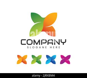 Logo papillon abstrait. Logo papillon haut de gamme Illustration de Vecteur
