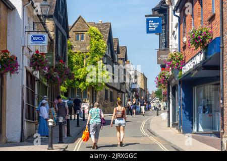 Rue bon marché, Sherborne, Dorset, Angleterre, Royaume-Uni Banque D'Images