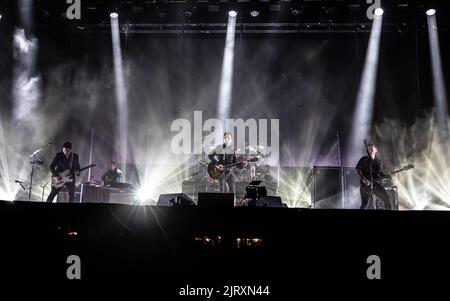 Portsmouth, Royaume-Uni. 26th août 2022. Stereophonics garniture de pavillon le premier jour du Festival victorieux 2022. Commune de Southsea. 26 août 2022. Crédit : Charlie Raven/Alay Live News Banque D'Images