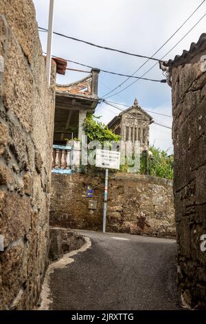 Le chemin sur le Camino de Santiago en Espagne Banque D'Images
