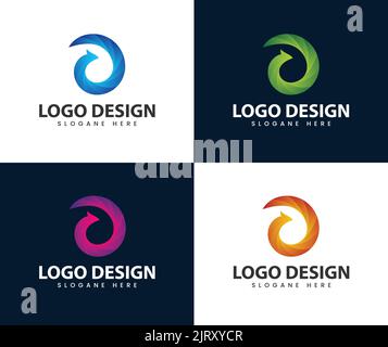 logo phoenix bird logo phoenix. concept simple et créatif du logo phoenix bird circle Illustration de Vecteur