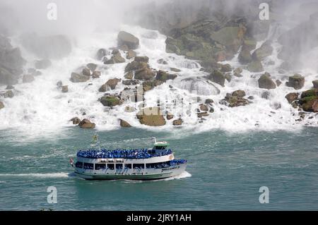 Chutes du Niagara dans le nord de l'État de New York Banque D'Images