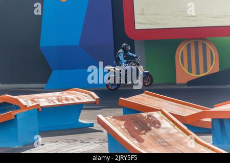 Hot Wheels Epic Show Beto Carrero monde Santa Catarina, Brésil - 4 mai 2019: Show Hot Wheels est l'une des principales attractions de Beto Carrero monde, th Banque D'Images