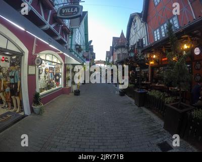 Germanica Village à Blumenau, Santa Catarina, Brésil - 03 mai 2019: Germanica Village un endroit idéal pour découvrir la culture allemande à Blumenau Santa Banque D'Images