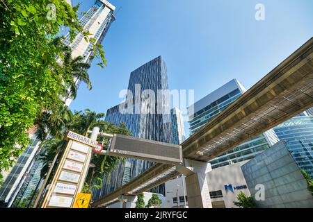 KUALA LUMPUR, MALAISIE - VERS JANVIER 2020 : vue de Kuala Lumpur dans la journée. Banque D'Images