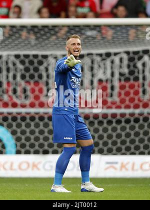 NIJMEGEN - NEC le gardien de but de Nijmegen Jasper Cillessen pendant le match néerlandais Eredivisiie entre NEC et FC Groningen à de Goffert sur 26 août 2022 à Nimègue, pays-Bas. ANP BART STOUTJEDIJK Banque D'Images