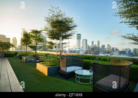 SINGAPOUR - VERS JANVIER 2020 : vue depuis le Mercure Singapore Bugis le matin. Banque D'Images