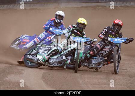Wroclaw, Pologne. 27 août 2022. Betard FIM Speedway GP de Pologne au stade olympique. Photo : #692 Patryk Dudek (POL) © Piotr Zajac/Alay Live News Banque D'Images