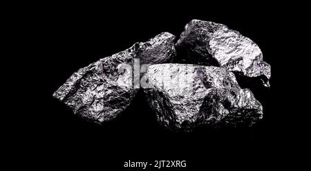 Palladium, un métal de transition, utilisé dans la production d'équipements aérospatiaux militaires et dans la fabrication de catalyseurs, de pierres de palladium, utilisation de métaux Banque D'Images