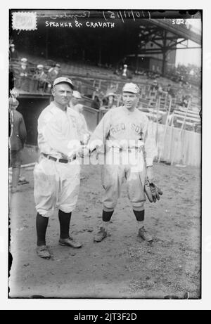 Boston, AL & Gavvy Cravath, Philadelphie NL (baseball) Banque D'Images