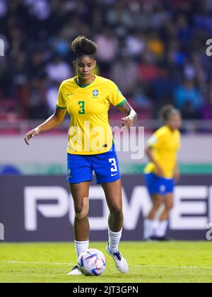 San José, Costa Rica. 25th août 2022. San José, Costa Rica, 25 août 2022: Pendant la coupe du monde FIFA U20 Womens Costa Rica 2022 match de football semi-fin entre le Brésil et le Japon à l'Estadio Nacional à San José, Costa Rica. (Daniela Porcelli/SPP) crédit: SPP Sport presse photo. /Alamy Live News Banque D'Images