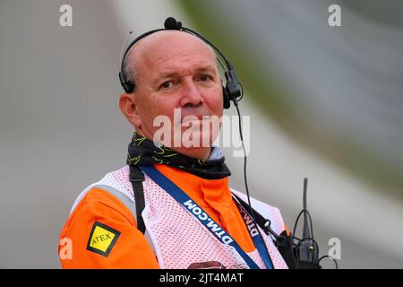 Francorchamps Spa, Belgique. 27th août 2022. Track Marshall pendant LA FORMULE 1 ROLEX GRAND PRIX BELGE 2022 PRATIQUE LIBRE, QUALIFICATION, Championnat de Formule 1 en Francorchamps - SPA, Belgique, 27 août 2022 crédit: Agence de photo indépendante/Alamy Live News Banque D'Images