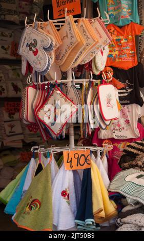 Boutique de souvenirs, Ribeira Brava, Madère, Portugal, Europe Banque D'Images