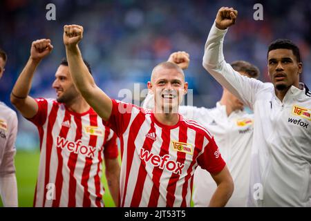 Union Julian Ryerson, Union Danilho Doekhi FC Schalke 04 - Union Berlin 27.08.2022, Fussball; saison 2022/23 Foto: Moritz Müller Copyright (nur Banque D'Images