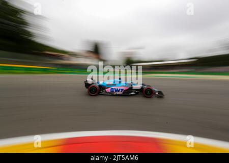 Spa Francorchamps, Vallonia, Belgique. 27th août 2022. Fernando Alonso (SPA) Alpine A522 (Credit image: © Alessio de Marco/ZUMA Press Wire) Banque D'Images