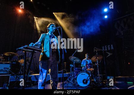 Copenhague, Danemark. 25th, août 2022. Le groupe de rock indépendant canadien Braids donne un concert à VEGA à Copenhague. Ici, la chanteuse et musicienne Raphaelle Standell-Preston est vue en direct sur scène. (Crédit photo: Gonzales photo - Erling Brodersen). Banque D'Images