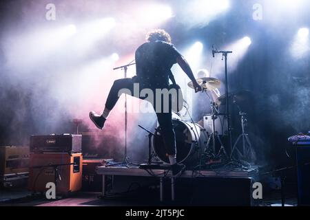 Copenhague, Danemark. 25th, août 2022. Le groupe de rock britannique Jora le Fortuneteller joue un concert à VEGA dans le cadre du Vesterbro Rock Fest 2022 à Copenhague. (Crédit photo: Gonzales photo - Peter Troest). Banque D'Images