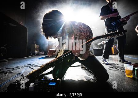 Copenhague, Danemark. 25th, août 2022. Le groupe de rock britannique Jora le Fortuneteller joue un concert à VEGA dans le cadre du Vesterbro Rock Fest 2022 à Copenhague. (Crédit photo: Gonzales photo - Peter Troest). Banque D'Images