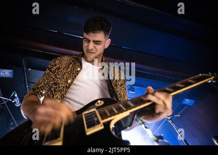 Copenhague, Danemark. 25th, août 2022. Le groupe de rock britannique Jora le Fortuneteller joue un concert à VEGA dans le cadre du Vesterbro Rock Fest 2022 à Copenhague. (Crédit photo: Gonzales photo - Peter Troest). Banque D'Images