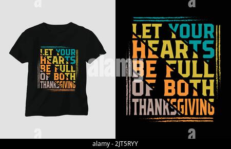 Automne Thanksgiving Day spécial SVG T-shirt graphique avec "Thanksgiving" Design vector T-shirt graphique, mag, sticker, tapis mural, etc. Vecteur de conception Illustration de Vecteur