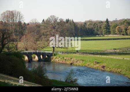 Jardins, domaine de Mount Juliet (hôtel et terrain de golf), Thomastown, Co. Kilkenny, Eire Banque D'Images