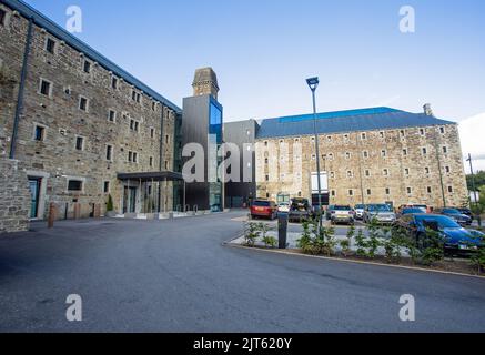 Bodmin, Cornouailles, Angleterre, 21 août 2022, les touristes peuvent séjourner à l'hôtel Bodmin Jail Banque D'Images