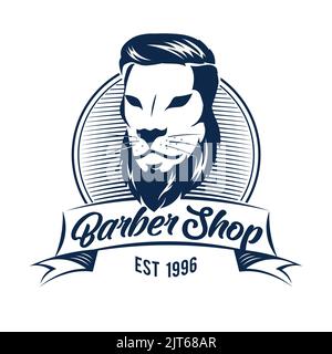 Logo Barbershop vecteur Illustration de Vecteur