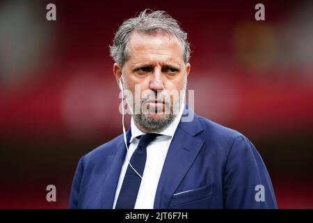 Tottenham Hotspur Directeur général Fabio Paratici avant le match de la Premier League au City Ground, Nottingham. Date de la photo: Dimanche 28 août 2022. Banque D'Images