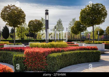 Parc français, Krasnodar, Russie Banque D'Images