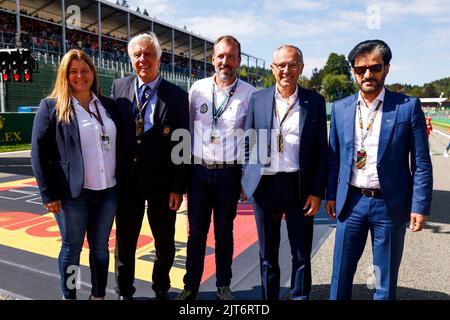 Spa, Belgique. 28th août 2022. Pendant la Formule 1 Rolex Grand Prix Belge 2022, 14th tour du Championnat du monde de Formule 1 de la FIA 2022 de 26 août à 28, 2022 sur le circuit de Spa-Francorchamps, à Francorchamps, Belgique - photo Julien Delfosse / DPPI crédit: DPPI Media / Alamy Live News Banque D'Images