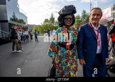 Stavelot, Belgique, 28th août 2022, Jacky Ickx participant à la course, partie 14 du championnat de Formule 1 2022. Crédit : Michael Potts/Alay Live News Banque D'Images