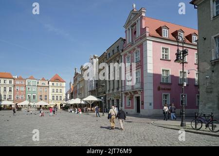 Place principale à Poznan, Pologne, sur 16 septembre 2014 Banque D'Images