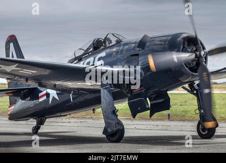 F8F Bearcat à Boundary Bay BC Canada Banque D'Images