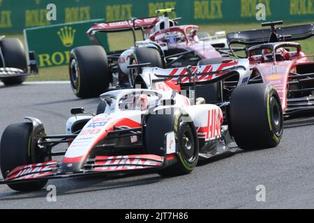 Spa, Belgique. 28th août 2022. SPA-FRANCORCHAMPS, Belgique. , . #20, Kevin MAGNUSSEN, DEN, équipe Haas F1, VF-22, Moteur F065, crédit: SPP Sport presse photo. /Alamy Live News Credit: SPP Sport Press photo. /Alamy Live News Banque D'Images