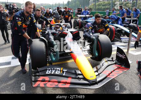 Spa, Belgique. 28th août 2022. SPA-FRANCORCHAMPS, Belgique. , . #1, Max VERSTAPPEN, NDL, Oracle Red Bull Racing RB18 Honda Credit: SPP Sport Press photo. /Alamy Live News Credit: SPP Sport Press photo. /Alamy Live News Banque D'Images