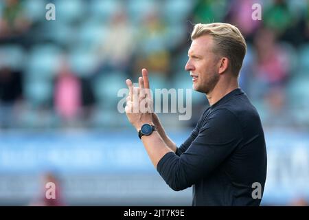 Paris, France. 28th août 2022. LA HAYE - entraîneur Dirk Kuijt pendant le match de la division championne de cuisine hollandaise entre ADO Den Haag et Jong Ajax Amsterdam au stade Bingoal sur 28 août 2022 à la Haye, pays-Bas. ANP JEROEN PUTMANS crédit: ANP/Alay Live News Banque D'Images