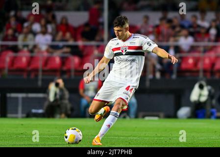 Sao Paulo, Brésil. 28th août 2022. SÃO PAULO, SP - 28.08.2022: SÃO PAULO FC X FORTALEZA - Ferraresi do São Paulo FC pendant São Paulo FC x Fortaleza valide pour la partie 24th du Championnat brésilien 2022 et tenu au stade Morumbi à São Paulo, SP. (Photo: Maurício Rummens/Fotoarena) crédit: Foto Arena LTDA/Alay Live News Banque D'Images