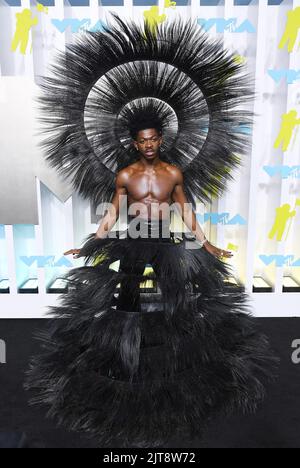 Newark, États-Unis. 28th août 2022. Lil NAS X assiste aux 2022 VMA MTV au Prudential Centre on 28 août 2022 à Newark, New Jersey. Photo: Jeremy Smith/imageSPACE/Sipa USA crédit: SIPA USA/Alay Live News Banque D'Images