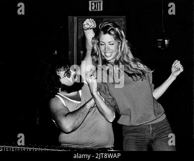 Tane Cain Backstage chez Solid Gold, 1982 crédit: Ron Wolfson / MediaPunch Banque D'Images