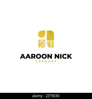 Lettre a logo, logo de bougie thérapeutique, illustration vectorielle, format vectoriel Illustration de Vecteur